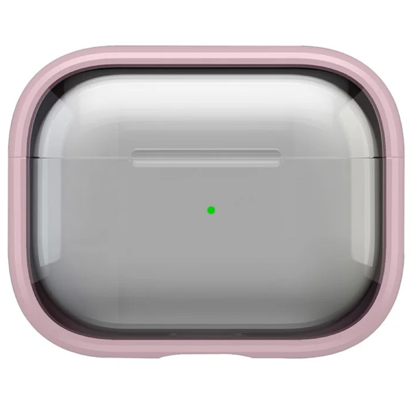 Mobile Accessory Other/ For Apple AirPods Pro 2 Case PC+TPU Bluetooth Earbud Cover Phone Stand with Carabiner - Transparent Pink