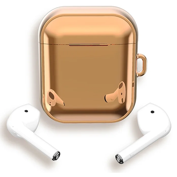 Mobile Accessory Other/ For Apple AirPods Pro 2 Charging Case Cover with Strap, Bluetooth Headset Soft TPU Case - Rose Gold