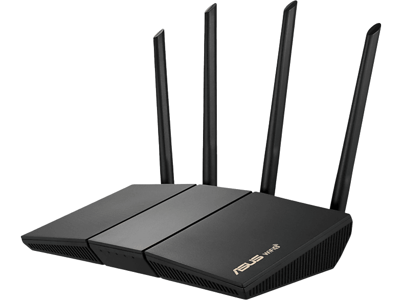Network Active/ Router/ Asus/ ASUS RT-AX57 wireless router Gigabit Ethernet Dual-band Black