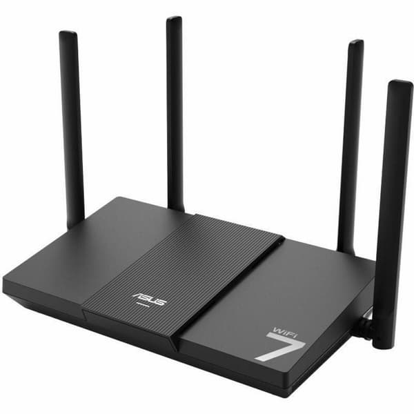 Network Active/ Router/ Asus/ ASUS RT-BE50 wireless router Gigabit Ethernet Dual-band Wifi 7 Black