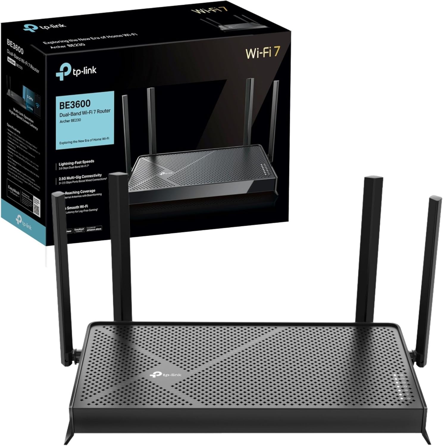 Network Active/ Router/ TP-Link/ TP-Link Archer BE3600 Dual-Band Wi-Fi 7 Router