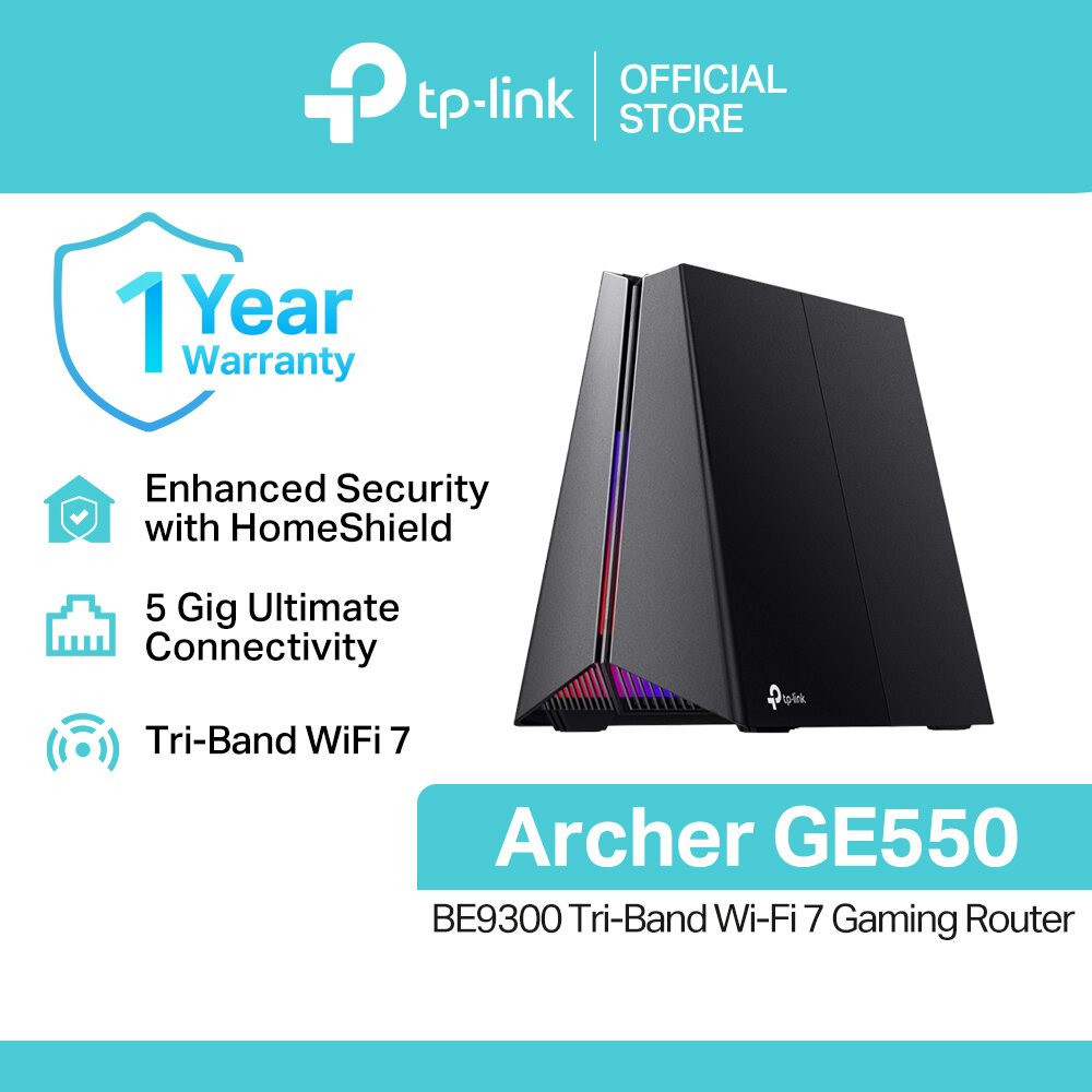 Network Active/ Router/ TP-Link/ TP-link Archer GE550 BE9300 Tri-Band Wi-Fi 7 Gaming Router