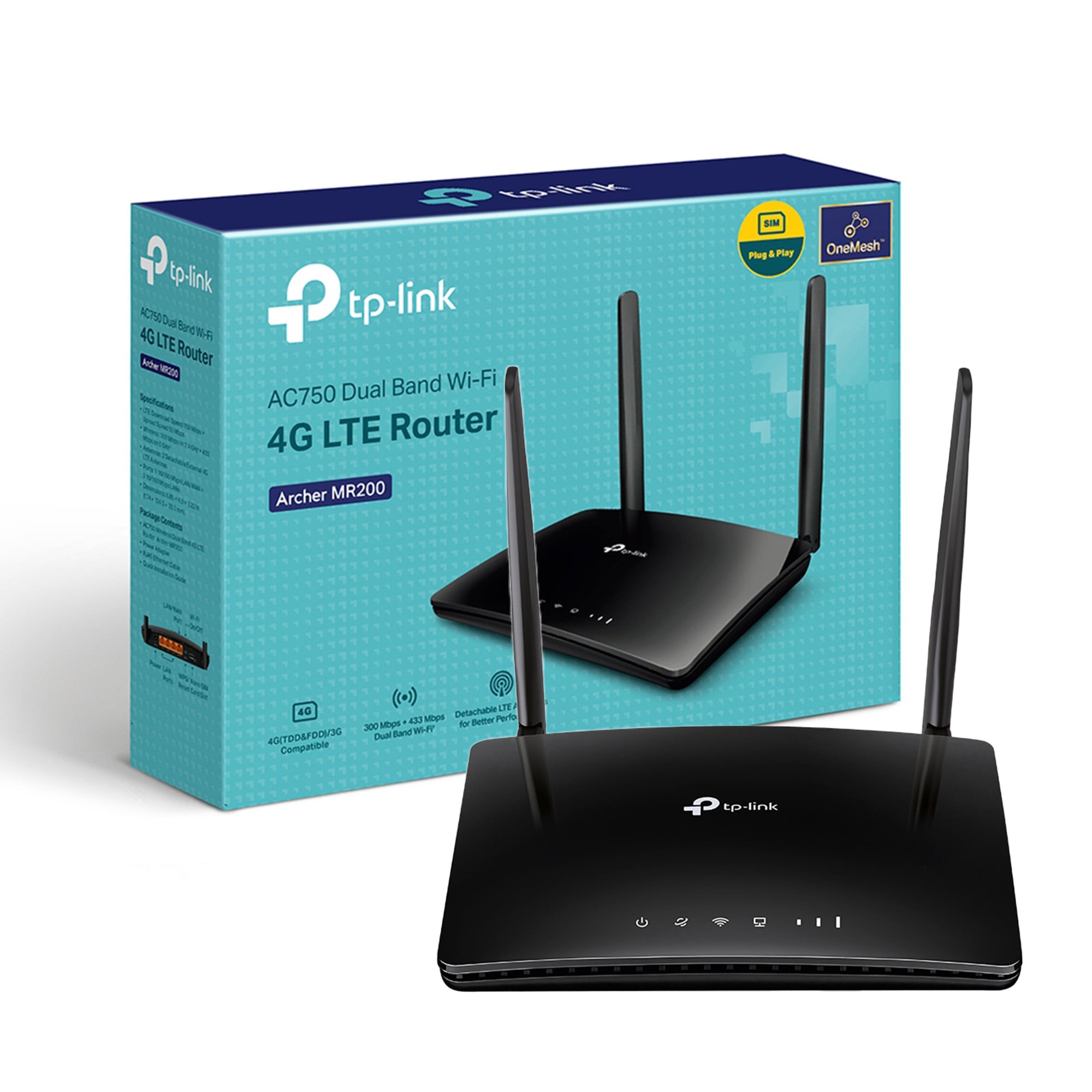 Network Active/ Router/ TP-Link/ TP-Link Archer MR200 AC750 Wireless Dual Band 4G LTE Router