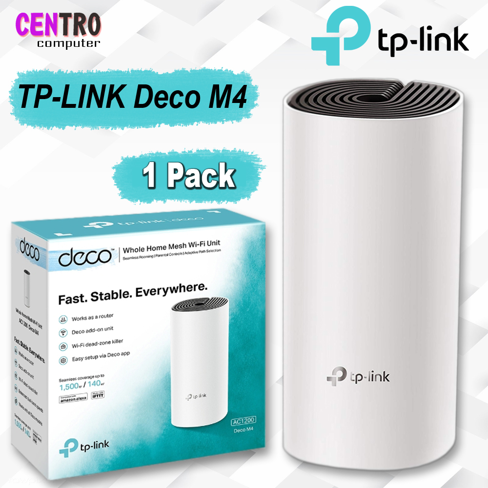 Network Active/ Router/ TP-Link/ TP-link Deco M4(1-pack)  AC1200 Whole Home Mesh Wi-Fi Unit