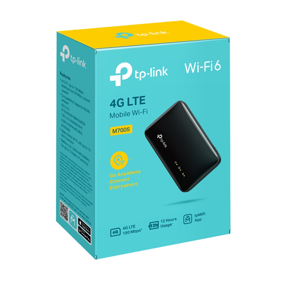 Network Active/ Router/ TP-Link/ TP-link M7005 4G LTE Mobile Wi-Fi