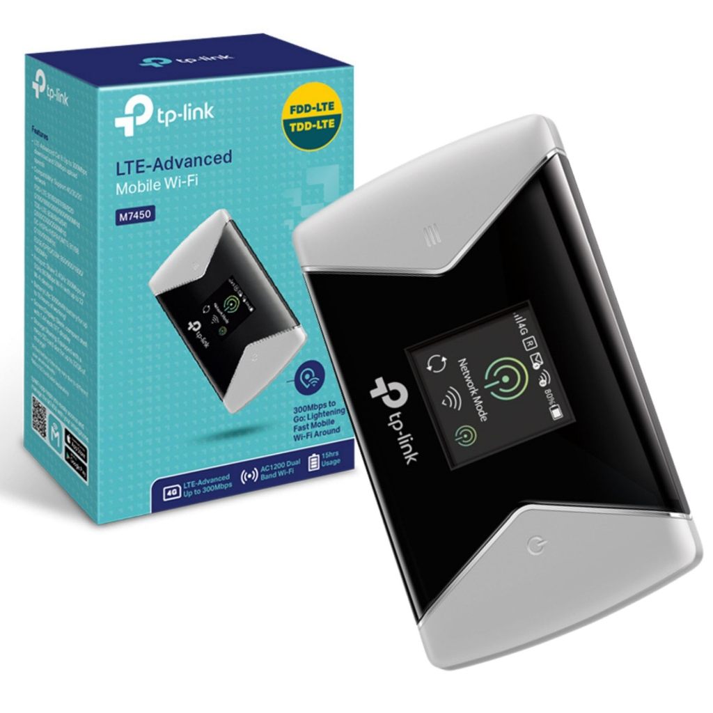 Network Active/ Router/ TP-Link/ TP-Link M7450 300Mbps LTE-Advanced Mobile Wi-Fi