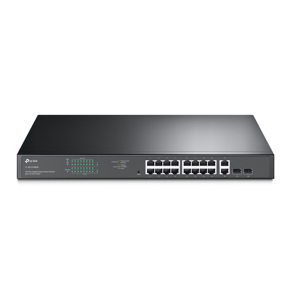 Network Active/ Switch/ TL-SG1218MPE, TP-Link, 18-Port Gigabit Easy Smart 18-Port Gigabit Easy Smart