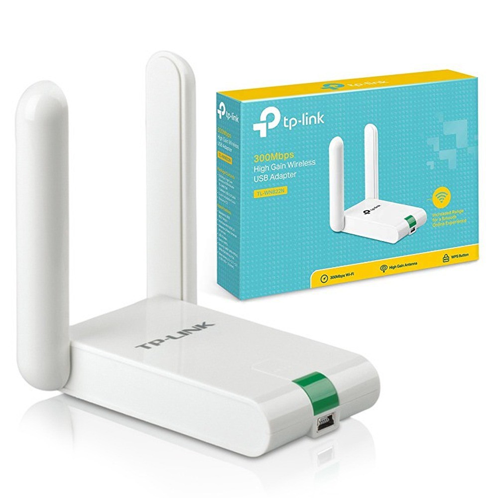 Network Active/ USB Wireless Adapter/ TP-LINK TL-WN822N 300Mbps High Gain Wireless USB Adapter