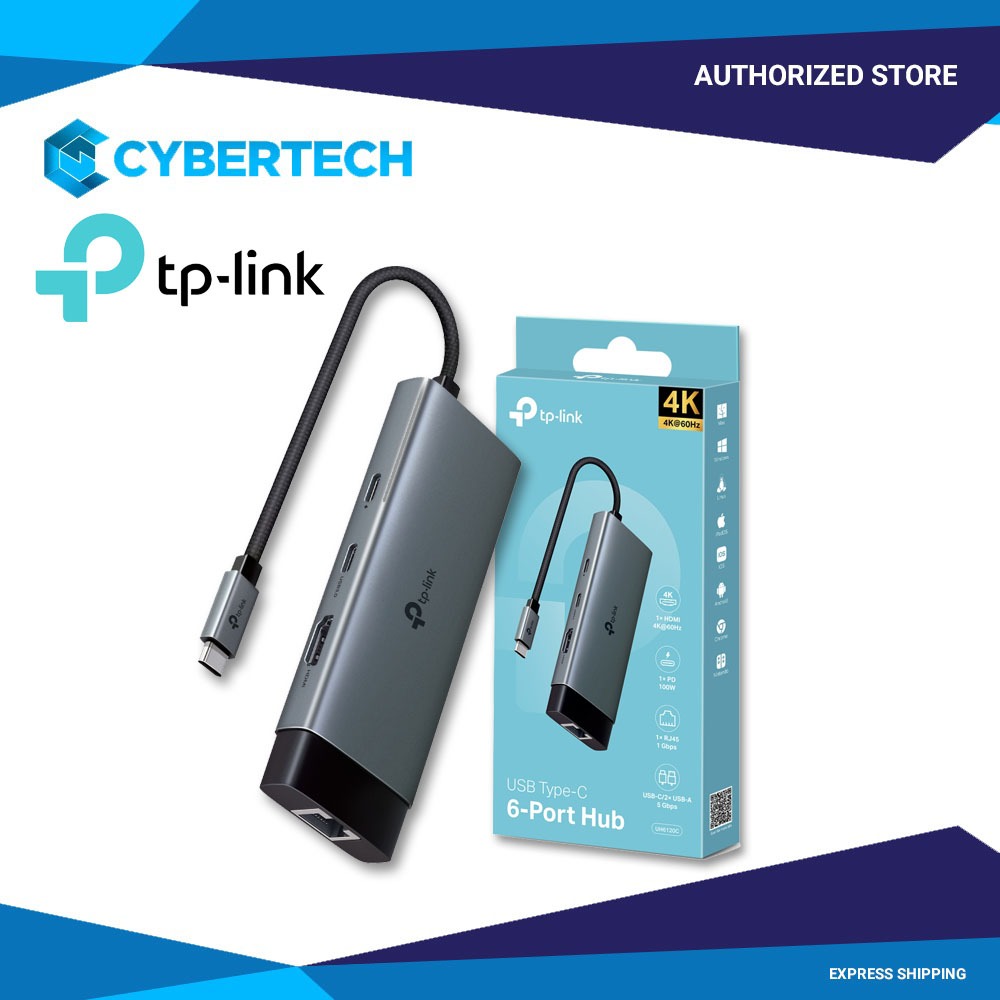 TP-LINK UH6120C USB Type-C 6-Port Hub