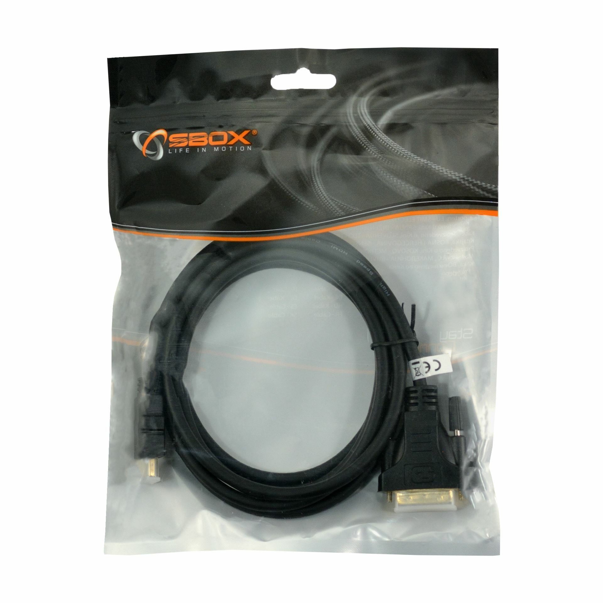 Cable/ CABLE SBOX HDMI - DVI (24+1) M/M 2 M