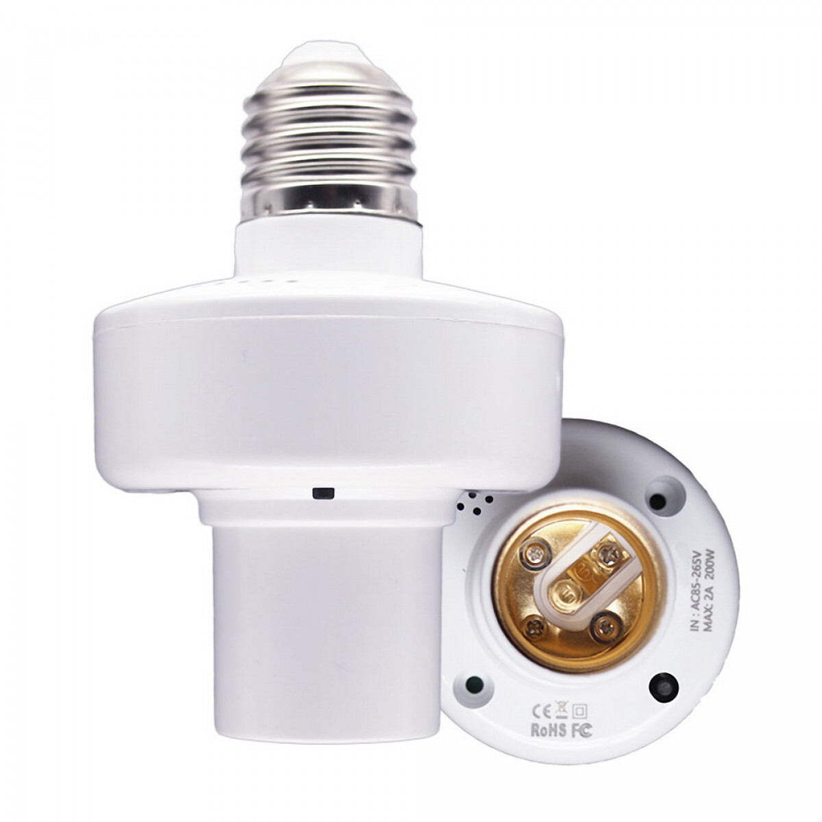 MOES WiFi Smart Light Bulb Adapter Lamp Holder Base AC 85-250V Timmer Remote E27 Lampholder
