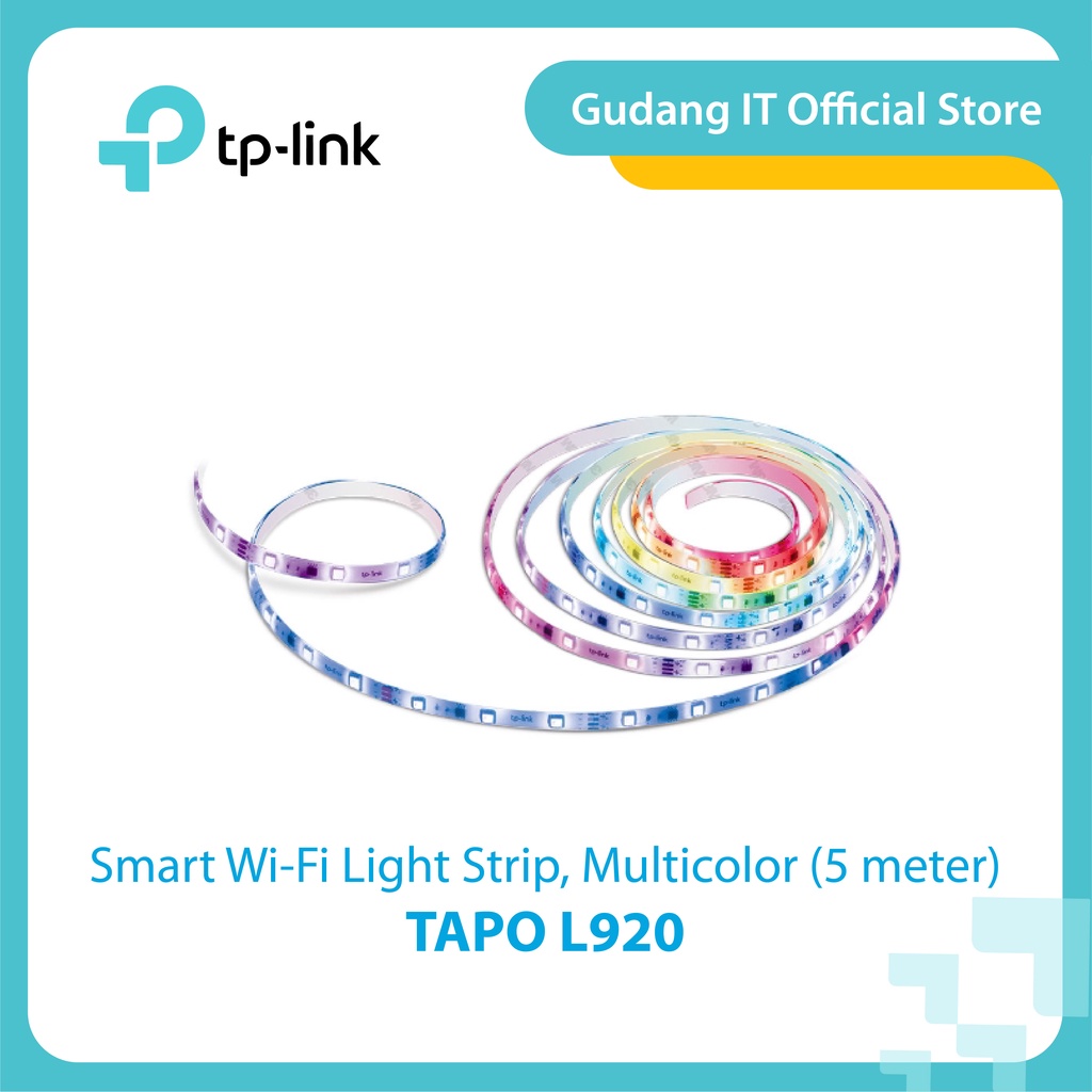 TP-Link Tapo L920-5 ჭკივიანი ფერადი Wi-Fi ლედ ლენტი სექციური განათებით და ფერებით 5 მეტრი
