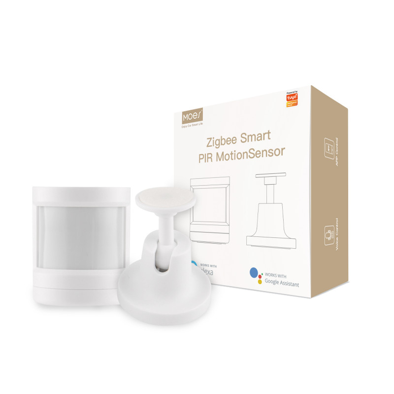 MOES ZigBee Smart PIR Motion Sensor Human Sensor Detector 2MQTT Setup Available