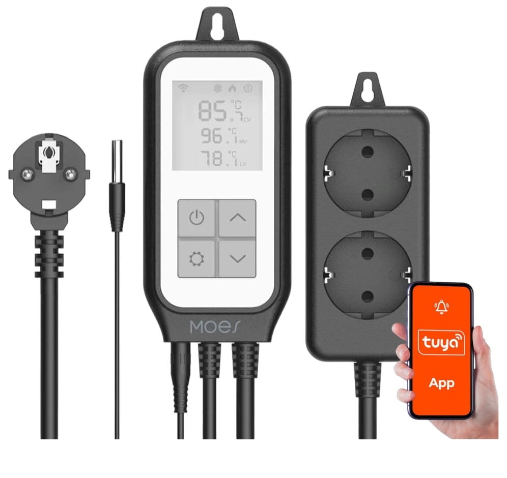 MOES Smart Socket WiFi 95-220V 16A EU