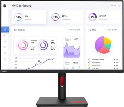 Lenovo ThinkVision T32p-30 31.5" 3840x2160 Raven Black