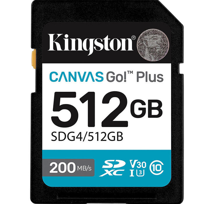 Kingston Canvas Go Plus 512GB SD Card