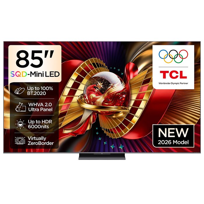 TV/ MiniLED/ TCL/ SQD-Mini LED TCL TV 85"(216cm)/ 85C8L 4K Google TV