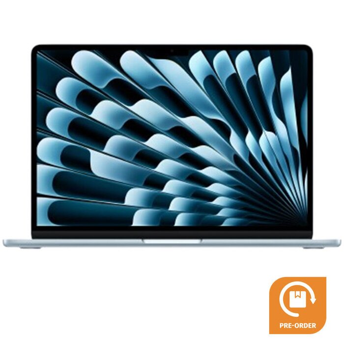 15-inch MacBook Air: Apple M5 chip with 10‑core CPU and 10‑core GPU, 16GB, 512GB SSD - Sky Blue