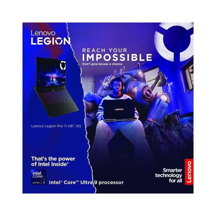 Legion/ Legion Pro 7 16" OLED 240Hz Ultra 9 275HX 64GB 1TB SSD RTX 5090 24GB Win 11 Home Eclipse Black