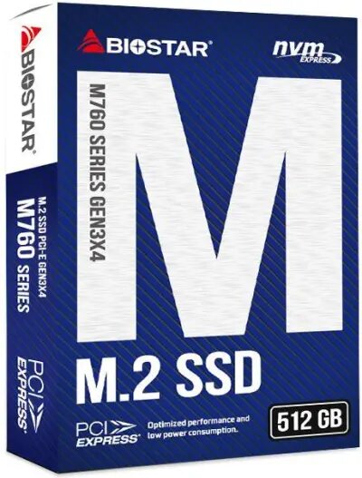 M760-512GB M.2 2280 NVMe Gen3x4