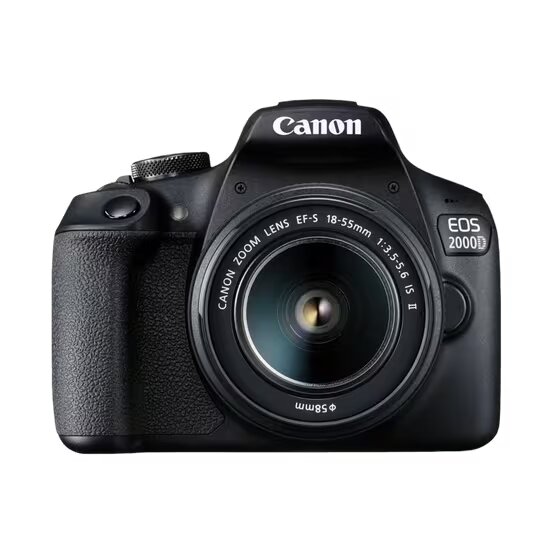 Canon EOS 2000D EF-S 18-55 IS II Black