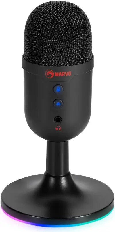 Microphone/ MARVO MIC-06 BK Blast 40 Black Wired