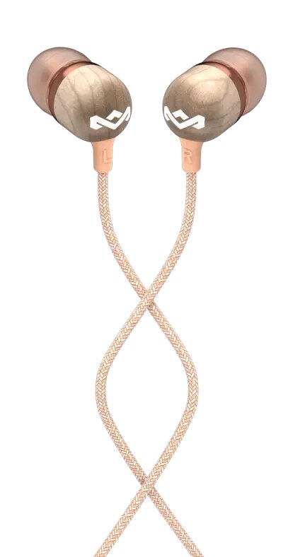 House of Marley EM-JE041-CPD  Smile Jamaica In-Ear Headphones With Noise-isolating design And In-line Microphone - COPPER
