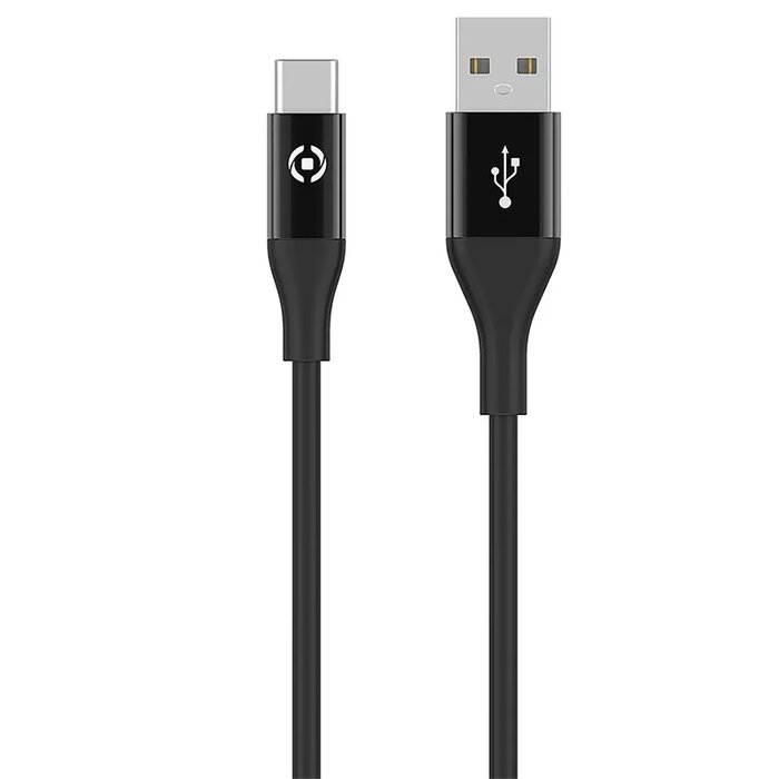 Celly USB-A TO USB-C 15W CABLE BLACK