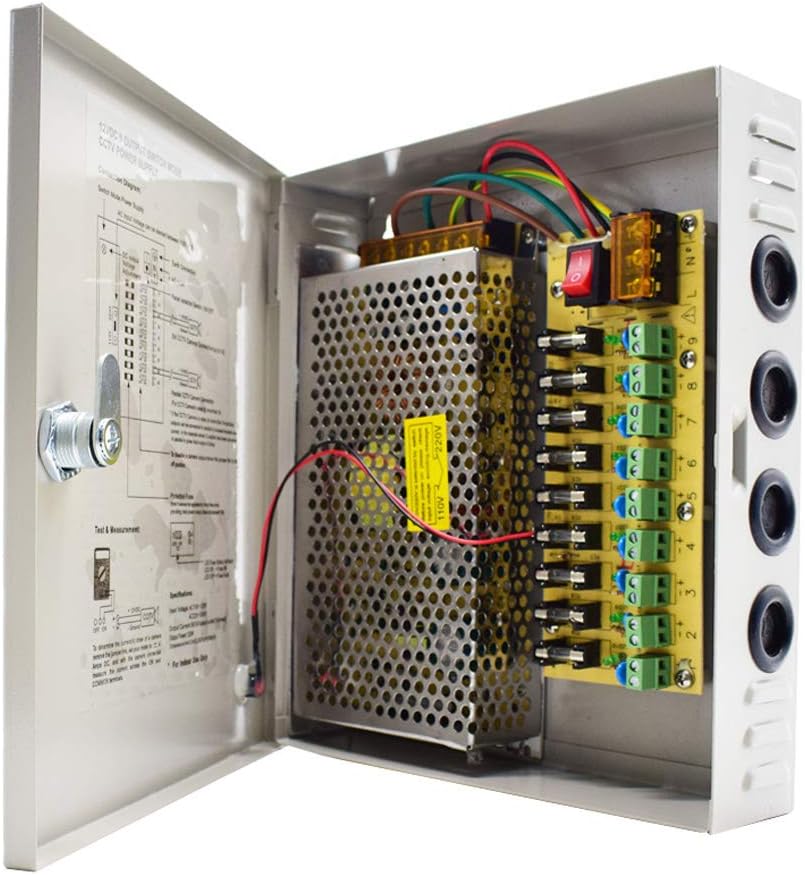 TT-PS12109 12V 10A 9CH power box,220V