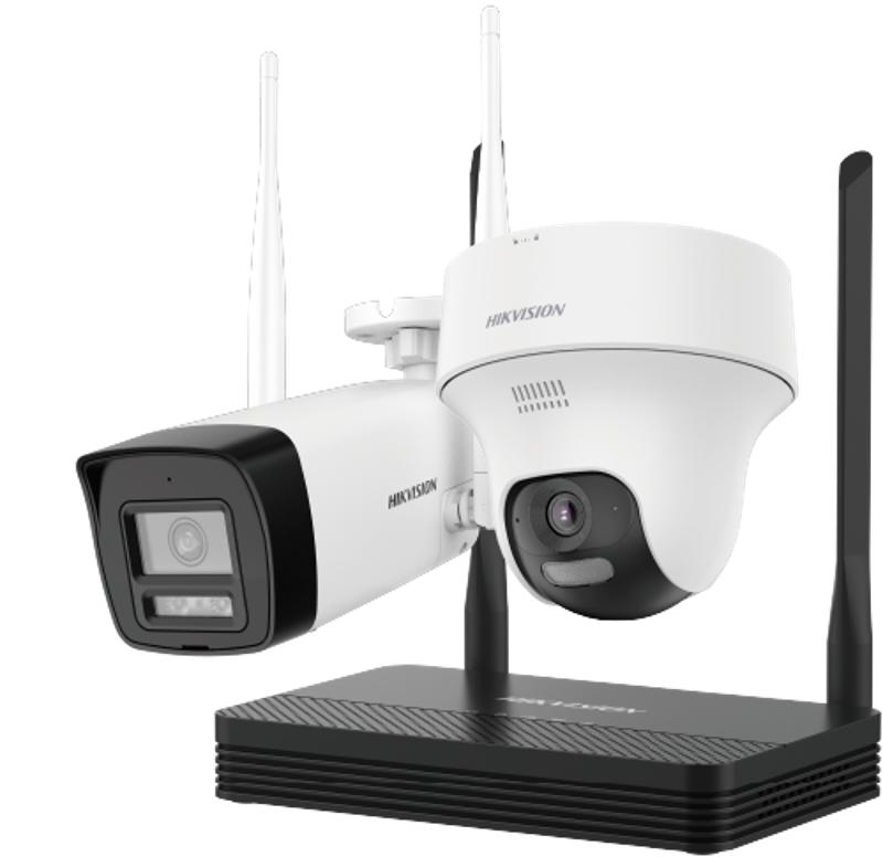 ჩამწერის და კამერების კომპლექტი DS-J142I-NKS424W02H  WiFi NVS Kit
