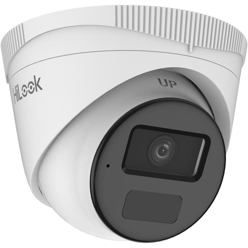 კამერა ECO IP Hilook IPC-T220HA-LUFC SL 2.8mm 2MP Fixed Turret Smart Hybrid Light IR20m Mic PoE IP67