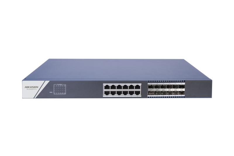 სვიჩი Hikvision DS-3E0524TF(B) 24 Port (12 F-Port 12 Port) Unmanaged