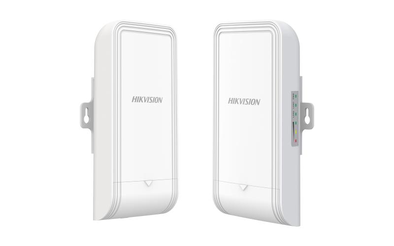 გარე გამოყენების Wifi კლიენტი (წყვილი) Hikvision DS-3WF3000-EI-5AC P 5Ghz 867Mbps 3KM Wireless Bridge Kit